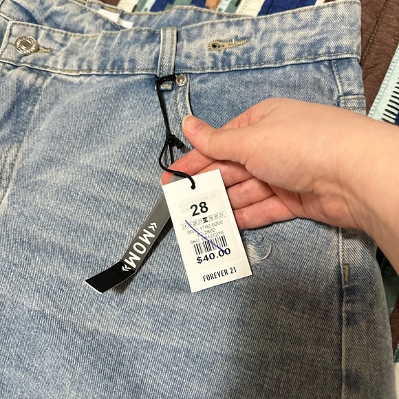 High waisted denim shorts size 28 NEW - Picture 2 of 11